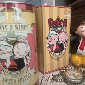 Popeye fossil watch 1990’s original box Wimpy